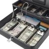 12" Register Style Cash Box w/ Key Lock