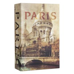 Paris Book Lock box with Combination Lock