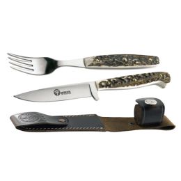 Stag Fork & Knife Set W/S