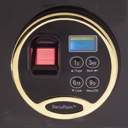 SecuRam Scanlogic Bio Lock Black Chrome