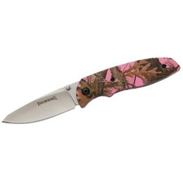 KNIFE, EDC FOLDER PINK CAMO BX