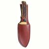 Fxd Blade w/Finger Grooves,Sheath,Trapped