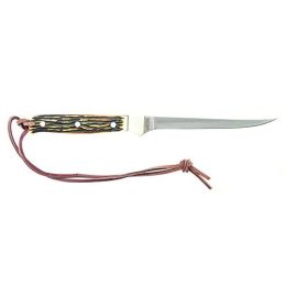 Walleye Fillet Knife w/Sheath,Trapped