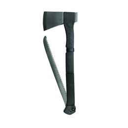 Compact Axe S.S. Blade w/Folding Saw,Clam