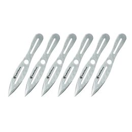 6 pc 8" Throwing Knives w/Sheath,Clam