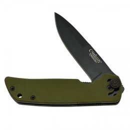 CUDA Mini 6.75" Folding Knife, Drab Green