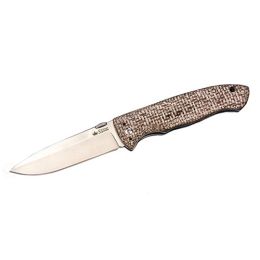 Vega-440C-Satin Folder, Textile Micarta