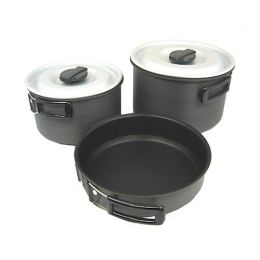 Ridge Hard Anodized Cookset, Lg