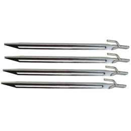 12" Steel Tent Stakes - Pkgd