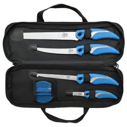 Cuda 6 pc Knife and Sharpener Set w/Case