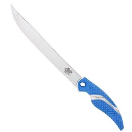 9" Ti Serrated Knife