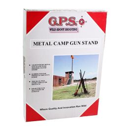 Metal Camp Gun Stand,rubber coated 9 gun