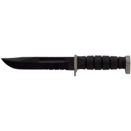 D2 Fixed, Serrated Edge