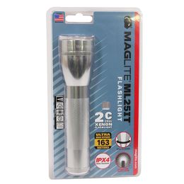 Maglite 2C Cell,Silver,Whs
