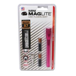 AAA Mini MagLite LED Blister Pk,NBCF Pink