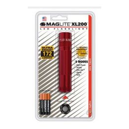 XL200 3-Cell AAA LED Red Blister