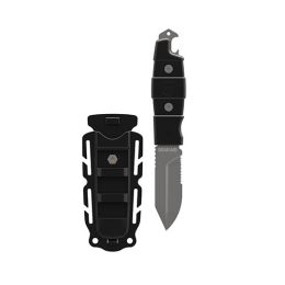 Buri Drop Point Knife, Black