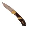 Lockback 4.5" Handle w/Leather Sheath,Bxd