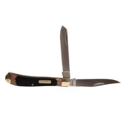 Gunstock Trapper 3 7/8" Closed 2 Blade,CP