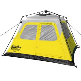 Basecamp Quick Pitch Tent Grey/Ylw 6p