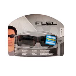 Fuel X2P HP Safety Eyewear, Blk,Plrzd Gry