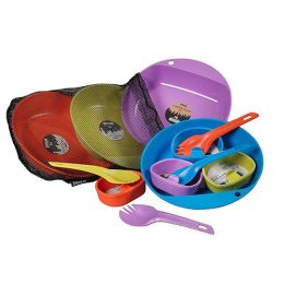 Wildo Eat&Drink-4Person Set-Cmp/Otdr Clrs