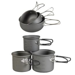 Ndur 6 Piece Essentials Cookware Mess Kit