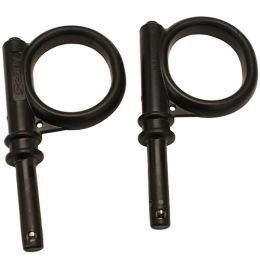Strongback Oar Lock,2-1/8" I.D,Blk,1 Pair