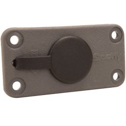 Flush Deck Mount,Grey, w/Rain Cap