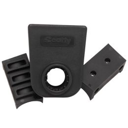 Rail Mounting Adapter,Black, 1-1/4"
