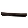 PVC Track,Black, 8"