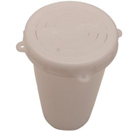 Crab Diner Bait Jar c/w Lid,1 Litre,White
