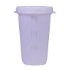 Vented Crab Diner Bait Jar,1 Ltr Ntrl Wht