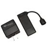 Clipmate USB w/120V AC,Blk,Wht & Red Led