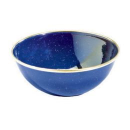 Bowl, Enamel 6" Mixing SS Rim