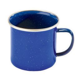 Cup, Enamel 12 oz. SS Rim