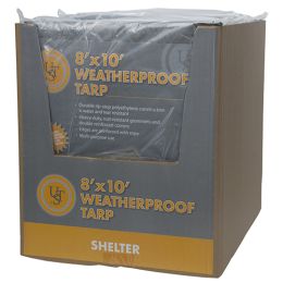 Weatherproof Tarp,8'x10'
